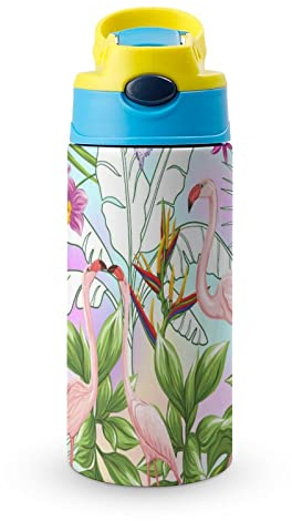 Bouteille Isotherme Flamant Rose Tasse En Acier Inoxydable 500Ml Gobelet Pour Garçons Filles