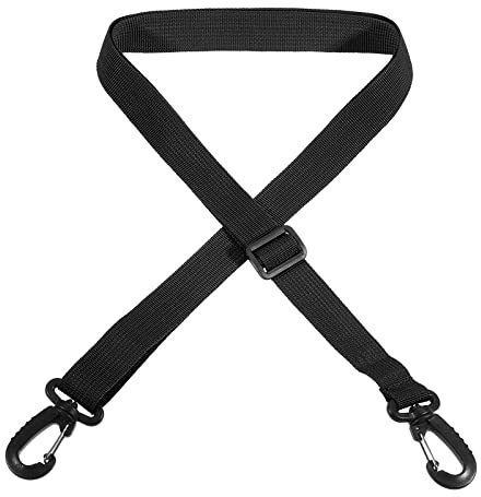PATIKIL 150cmx2.5cm Sci Porta Tracolla, Snowboard Stivali Trasporto Tracolla Regolabile Tracolla Sling Tote Guinzaglio per Scarponi Sci, Ghiaccio Pattini, Nero