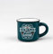 udc Kontiki- Taza espresso y su posavasos de loza personalizada - Benjamin