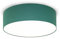 youngDECO® MINI Deckenlampe Grün Ø28 cm - Deckenleuchte Rund 2 x E27 - Baumwollstoff Lampenschirm - Lampe Schlafzimmer, Wohnzimmer, Kinderzimmer und Küche (Ohne Glühbirne)