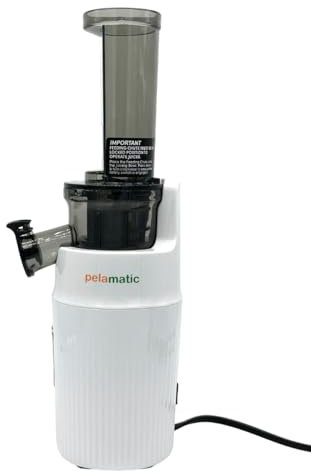 Zuminstant Compacto - Exprimidor eléctrico de zumo (Slow Juicer): Prensado en Frío, Rico en Nutrientes, Licuadora sin espuma, Ahorro de Espacio, Elegante y Versátil - Para Frutas y Verduras Frescas