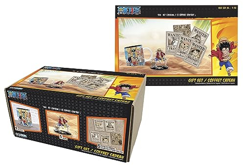 ABYSTYLE - ONE PIECE Coffret cadeau Luffy Mug + Acryl® + Cartes postales