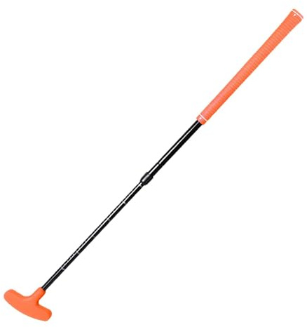 Ronyme Putter de Golf Mini Putter de Golf retráctil, Equipo de Golf liviano, Club de Putting de Golf, Putter de Golf bidireccional para Patio de Fondo, Naranja