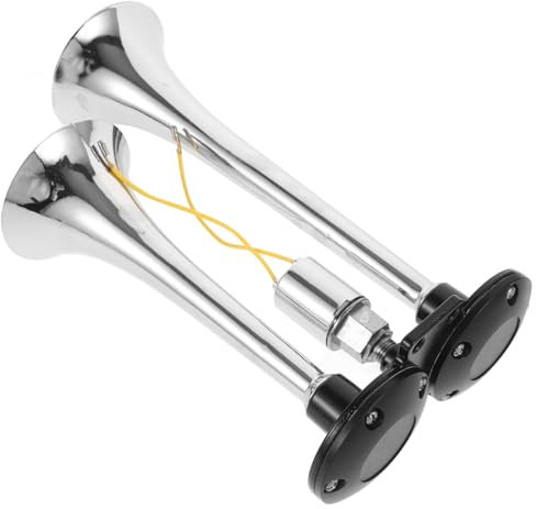 SOLUSTRE Car Air Horn Trumpet Elektrisches Hupe Mit Lauter Klangleistung Installieren Geeignet Für Und Lkw Universelles Fahrzeughorn Für Boots Und Truck-anwendungen
