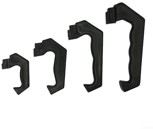 Manico di ricambio di diverse dimensioni per 1/3/6/9/12 tazze di caffè, espresso, moka, manico in plastica, nero (1 tazza)