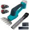 18V Cordless Hedge Trimmer Compatible with Makita 18V Battery,with 2 x 3.0AH Battery,2 in 1 Hedge Trimmer Cordless Hedge Cutter,22cm Cutting Length,for Lawn and Garden Landscaping