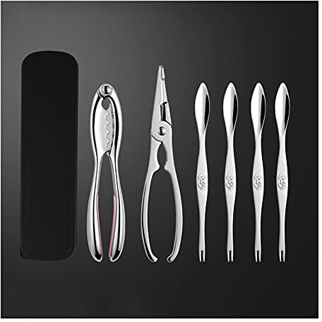 WDSOPK Juego De Herramientas para Mariscos En Caja De Regalo, Herramientas Esenciales para Comer Mariscos para Los Amantes De Los Mariscos, para Usar con Langostas, Cangrejos, C(Pink)