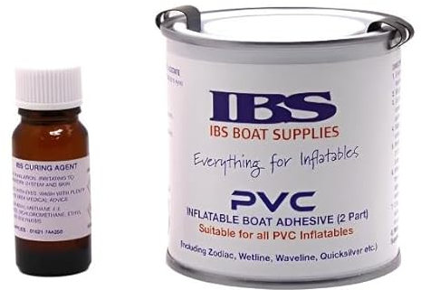 PVC Two Part Inflatable Rib Sib Dinghy Repair Adhesive/Glue Boat Marine 500ml