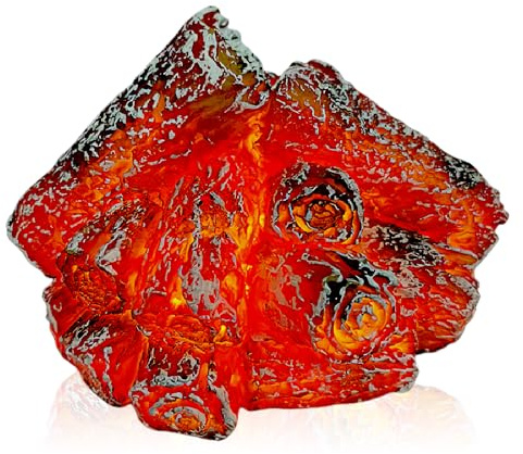 Lámpara de llama de simulación, luz de llama LED, lámpara LED de carbón de leña, lámpara de combustión de carbón led, lámpara decorativa realista, funciona con pilas para festival, Navidad, decoración