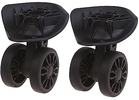 A89 2PCS Trolley Casters Ersatz Für Gepäckbox Koffer 360 Grad Schwenkkit Doppelreihe Stummeladpäckräder