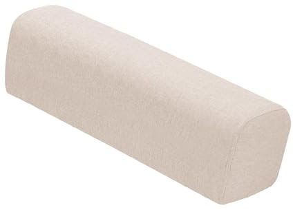 MERIGLARE Couch Armlehnenkissen, Rechteckig, mit Abnehmbarem Kissenbezug, Armlehne für Auto, Schlafzimmer, Sessel, Wohnzimmer, Lesen, Beige
