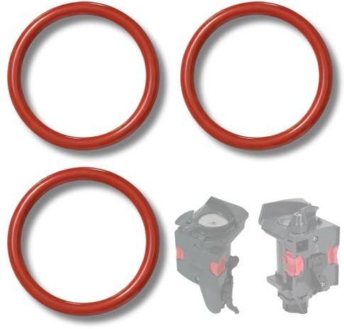 3 Stück Dichtung O-Ring kompatibel mit Delonghi ECAM ECA ETAM ESAM EABI EAM EPAM für die Brüheinheit Brühgruppe Anpresskolben Kolben Thermoblock Heizung