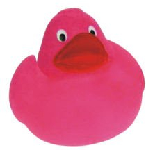 S.B.J - Sportland Badeente - Quietscheente nachleuchtend rosa