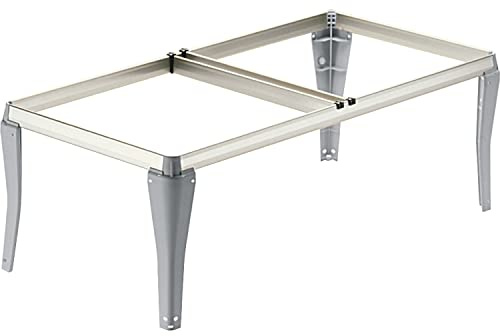 Steckbarer Hängerahmen Schreibtischunterschrank, Aluminium Optik, 510x244x350 mm_Artikel _ 9039927