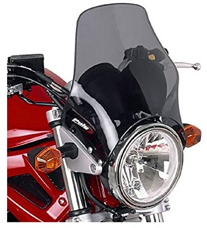 Puig 4112H Windschutzscheibe Naked. Bandit GSF650 05-08/1200-06/1250 07-10, Transparent / Rauchgrau