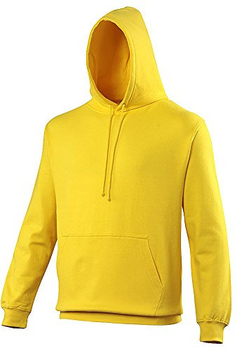 Awdis College Hoodie - Yellow - Large