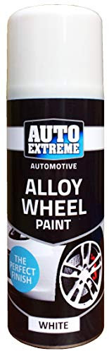 Auto Extreme White Alloy Wheel Spray Paint, 200 ml
