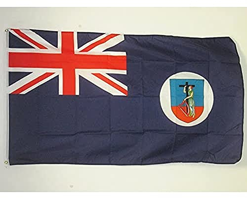 AZ FLAG - Flagge Montserrat - 150x90 cm - Montserrat Fahne 100% Polyester mit Messing-Ösen - 110g