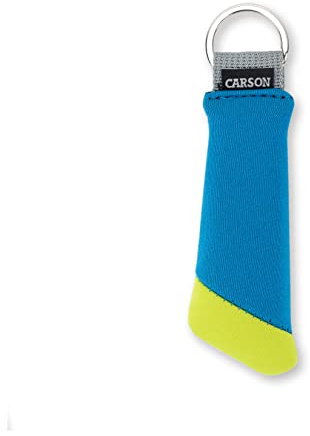 Carson schwimmender Neopren Schlüsselanhänger mit Schaumstoffkern, Grün/Blau