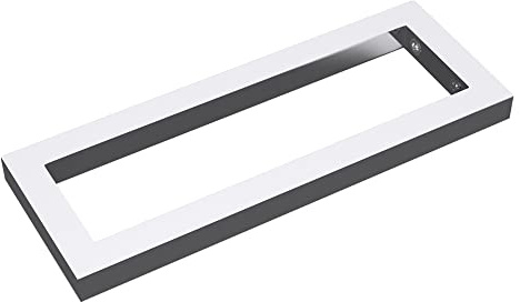 Mai & Mai Wandkonsole für Waschtischplatte aus Edelstahl in Silber | Regalhalterung 45x2x15 cm, Waschtischhalterung 1 Stück, Winkelträger für Wandregal WH01
