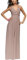 OBEEII Damen Elgant Multiway Rückenfrei Neckholder Abendkleid Frauen Brautjungfernkleid Verlobungs-Kleid Abschluss Geknotetem Bandage Rücken Kreuz Lange Sommer Strandkleid Hellbraun L