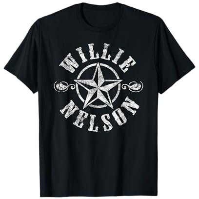 Willie Nelson Star Logo Tee T-Shirt