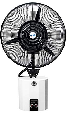 Ventilador Nebulización Montaje en Pared Oscilante, 3 Configuraciones de Velocidad, Ventilador para Interiores/Exteriores, para Uso Industrial, Comercial, Residencial e Invernadero, 26/30
