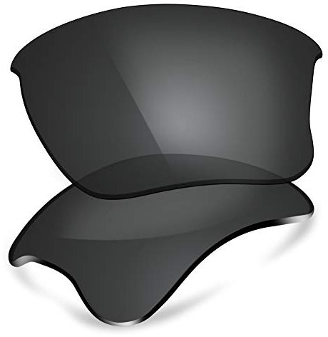 ThunderClap Polycarbonate Lenses Replacement for Oakley Flak Jacket XLJ Sunglasses - Shell Black Anti-Fog