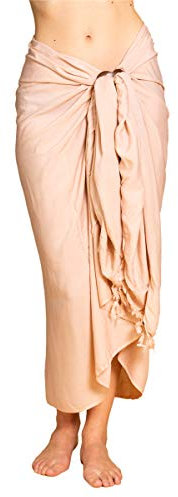 PANASIAM Sarong uni beige, 250x116cm