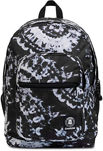 INVICTA Zaino, JELEK, Zaino Doppio Scomparto -Tasca Porta PC, Tasca Porta Borraccia, Zaino Scuola, Viaggio & Tempo Libero, Maxi Capienza 38 LT
