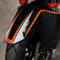 Resin Bike Adesivi Moto Compatibile con KTM 1290 Super Adventure S 2021. Protezione Centrale Parafango Anteriore Moto da Urti e Graffi. Adesivo Resinato con Effetto 3D