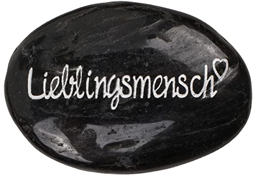 Handschmeichler Glücksstein Seelentröster »Lieblingsmensch« Geschenk Naturstein