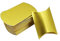 100 Stück Kissen Schachtel Geschenkverpackung Boxen Faltschachtel Hochzeits Süßigkeiten Boxen Schmuck Schachtel für Hochzeiten Golden