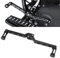 Dreamseek Motorrad Schalthebel + Schaltrasten für Harley Softail Touring Road King Electra Street Tri Glide FLHX Trikes Fersen Zeh Schaltknüppel Schaltgestänge Pedale Trimm CNC (Schwarz)