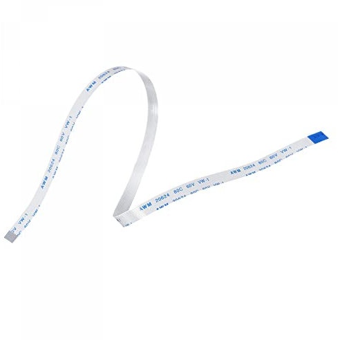 sourcing map 5 Stück FFC Schleife Kabel 10 Pin 0.5mm 300mm Flexible Flachkabel (B Type） für 3D Drucker Audiosysteme Computermodul DVD