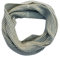 Lilano, Kinder Schlauchschal Ringel, 70% Wolle (kbT), 30% Seide, 210 gr./m² (Grau/Natur, 2 (4-10 Jahre))