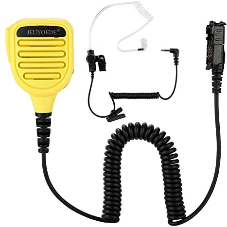 JEUYOEDE Waterproof Radio Mic Remote Handheld Walkie Talkie Microphone with 3.5mm Audio Jack Compatible with Motorola XPR3300 XPR3300e XPR3500 XPR3500e Radio