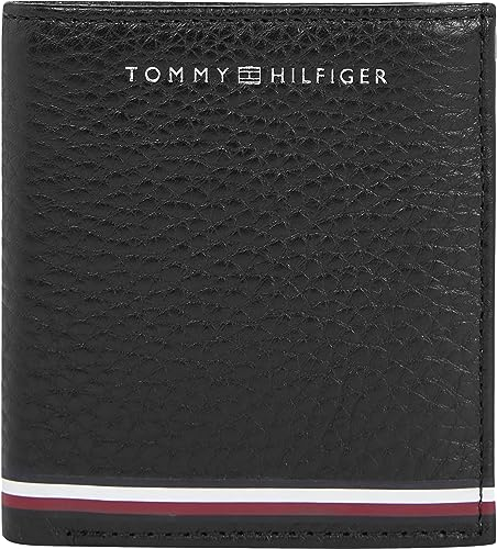 Tommy Hilfiger TH Central Trifold Herren Geldbörsen, Schwarz, OS, Schwarz
