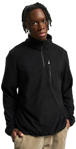 Brandit Fleece Troyer, color: black, size: 5XL