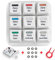 Griarrac Cherry MX Key Switch Tester Mechanical Keyboard Sampler Switch Testing Tool Kit, with Puller and O Rings (9-Key Printed PBT Keycap)
