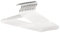 COM-FORT HOUSE | Percha Metal | Color Blanca | Antideslizantes y Resistentes | Perchas para Ropa | Ideal para Chaquetas, Pantalones o Blusas | 24 Unidades
