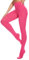 CozyWow Blickdicht Damen Strumpfhose Elastisch Semi Stützstrumpfhose in 25 Farben(Hot Pink,2XL-3XL)