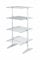 Sirge Étendoir à linge électrique maxi tour 300 W sèche-linge chauffant pliable avec 30 barres en aluminium