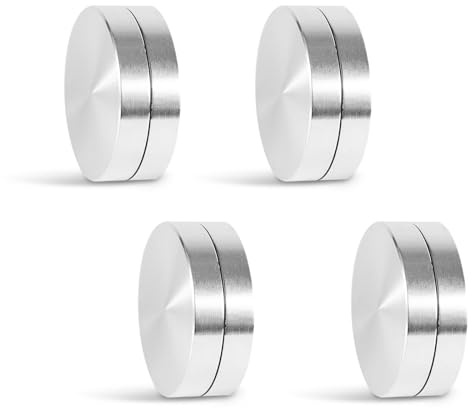 4 Stück 30 mm Töpfer Spinnerwerkzeug, Mini Keramik Spinnwerkzeug Metall Ton Rotationsscheibe Töpfer Wurfrad Polymer Ton Spinner Töpferbesatz Stabilisator für Töpferliebhaber