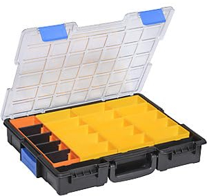 Allit | Allit EuroPlus Pro >K<44/21 Professional Small Parts Case with Connecting Clips | 21 Compartments