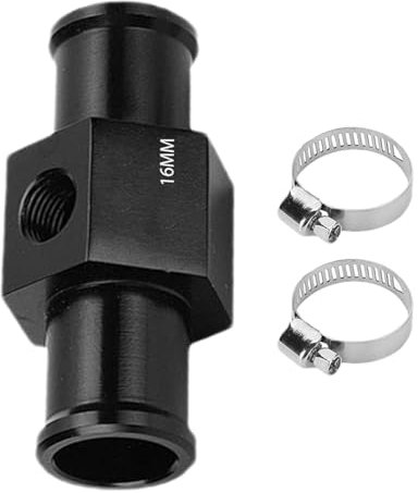 Adaptateur de capteur de radiateur, tuyau de joint de température d'eau, adaptateur de tuyau de radiateur de voiture, tuyau en aluminium haute densité, adaptateur de capteur de température d'eau de vo