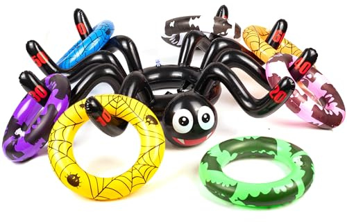 Halloween-Partyspiele, Halloween-Ringwurfspiel-Spielzeug, Zielwurf-Spielzeugsets, Wurfspiel-Requisiten für Kinder, Erwachsene und Familien, lustige Spiele für Dr.