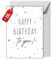 WBdesignz Geburtstagskarte mit Umschlag - Bunte Karte Happy Birthday To You - Karte zum Geburtstag (XXL DIN A4)