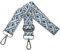 Taschengurte zum Wechseln Schultergurt für Tasche, Verstellbar Taschengurt Breit 3.8cm mit Silber Karabiner Schulterriemen Taschenband Umhängegurt Tragegurt für Handtaschen, Grau, R4