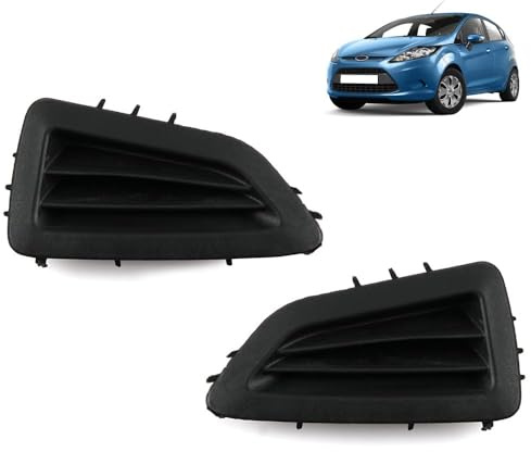 OHTWM Coche Delantera Central Salpicadero para Ford Fiesta 2008-2016, Ventilación Aire Acondicionado Rejillas Frontales De Radiador